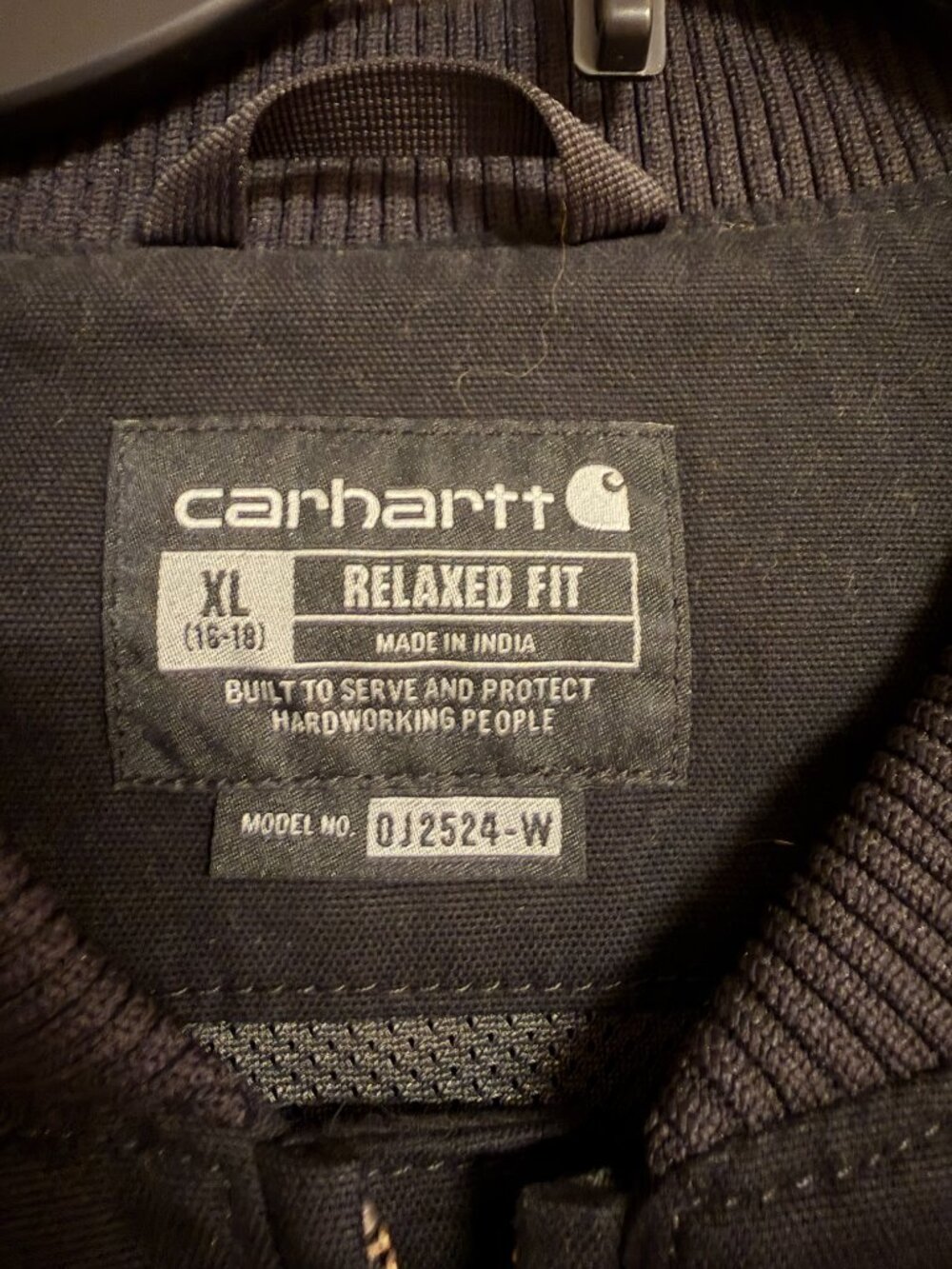 Women's Carhartt Canvas Bomber Jacket - XL - Picture 2 of 3